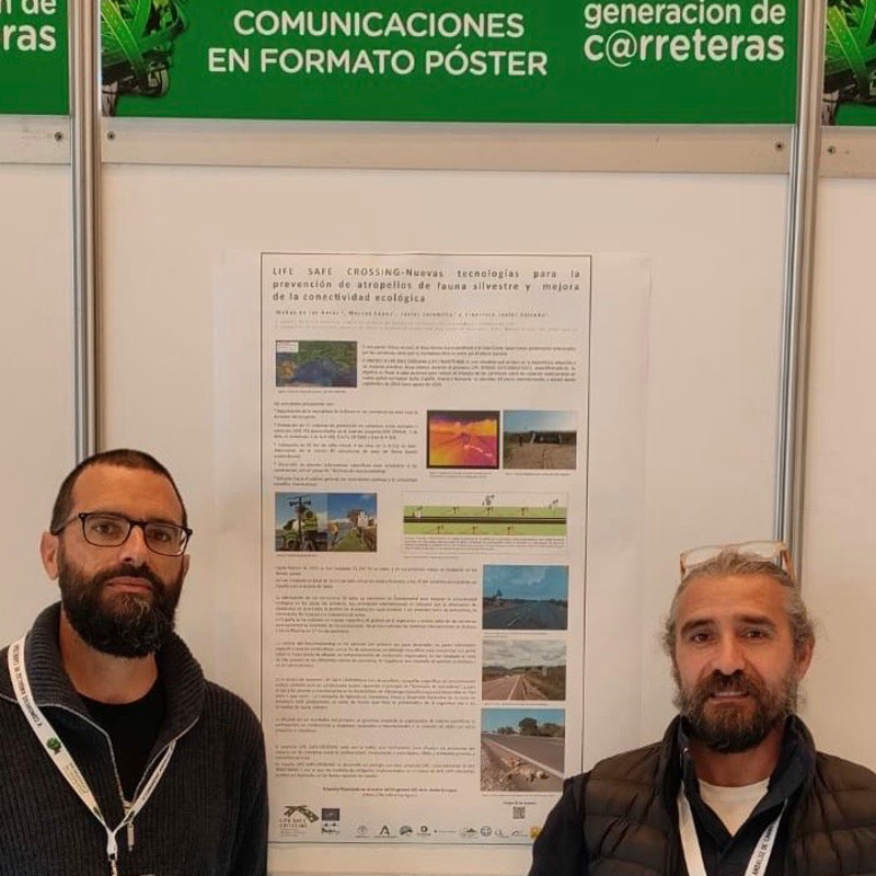 The Junta de Andalucia (CAGPyDS) presented the LIFE SAFE-CROSSING project at the Fifth Andalusian Road Congress